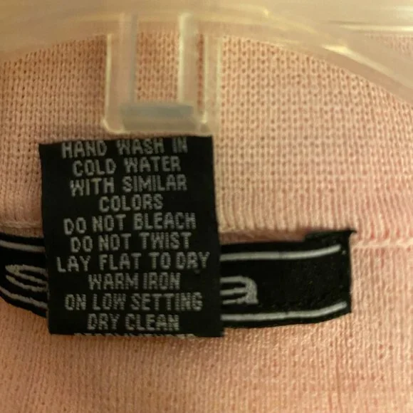 Sonia Pink/Black Sweater Jacket Size L NWT - Picture 5 of 6